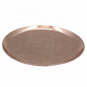 Plaque faite à la main de couleur marron plaqué cuivre produit de vente chaud en vrac aspect moderne finition antique - Product Image 1