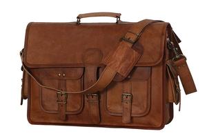 Export Selling New Design Genuine Hunter Leather Laptop <b>Briefcase</b> bag Messenger Bag Portfolio bag for Men - Product Image 5