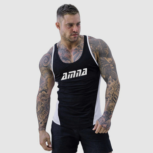 Camiseta informal de algodón para hombre, chaleco de gimnasio ajustado - Product Image 4