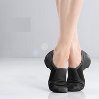 Zapatos de Baile de Jazz Profesionales de Cuero Genuino para Niñas al por Mayor