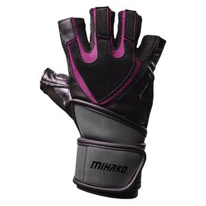 Gants de fitness respirants à demi-doigts en cuir polyester néoprène avec protection du poignet pour l'entraînement en salle de sport et l'haltérophilie - Product Image 5