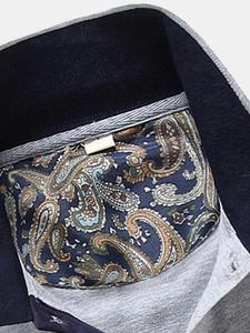 Haute qualité hommes 100% coton pour polo all-over imprimé décontracté quotidien tricoté tissu annuel confort en gros - Product Image 2