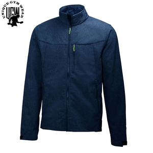 Veste d'hiver décontractée à coque souple pour hommes, coupe ajustée, col montant, logo à l'avant, imperméable, coupe-vent, partie respirante, vestes pakistanaises - Product Image 2