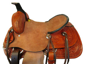 Sillín de barril de cuero genuino de alta calidad Y & Z, equitación inglesa de calidad Premium, precio de venta completo disponible, caballo ecuestre - Product Image 3