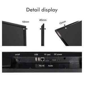 Nhà Hàng E-poster Màn Hình Phương Tiện Truyền Thông Màn Hình LCD Quảng Cáo Hiển Thị Treo Tường Kỹ Thuật Số Biển Bảng Menu Điện Tử - Product Image 5