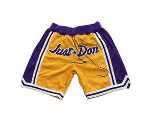 Short de basket-ball classique pour hommes, brillant, respirant au dessus du genou, avec poches, nouvelle collection - Product Image 2