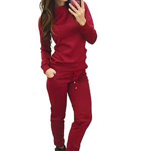 Nuevas llegadas para mujer de talla grande peso pesado sólido media cremallera manga larga Crop Slim pantalones 2 piezas conjunto reflectante ecológico - Product Image 6