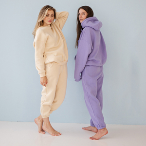 Conjunto Deportivo de Terciopelo para Mujer, Cálido para Invierno, Sudadera y Pantalones - Product Image 2
