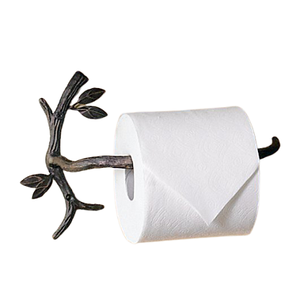 Porte-papier toilette couleur noir fer, qualité supérieure, support mural pour salle de bain et cuisine - Product Image 4