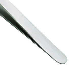 Pinzas para cejas de acero inoxidable, pinzas de Punta inclinada de precisión para dar forma a las cejas y depilación - Product Image 3