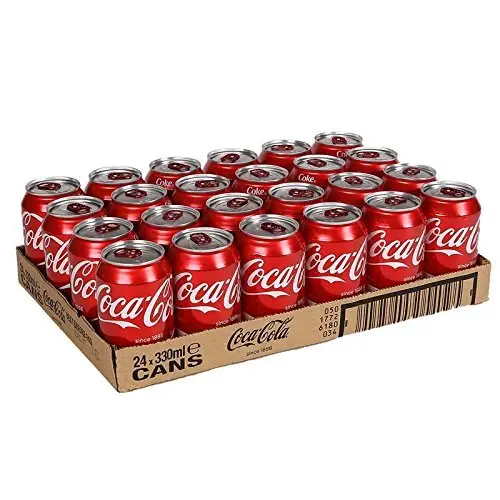 Coca Cola Asli 330Ml Kaleng/Coke dengan Pengiriman CEPAT/Stok Segar Coca Cola Minuman Lembut Grosir