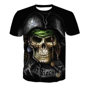 Camiseta de manga corta con estampado 3D para hombre, ropa deportiva masculina de verano, a la moda, nueva, 2019 - Product Image 2