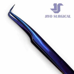 Pince à épiler de précision chirurgicale Jiyo en acier inoxydable, outil cosmétique modèle EE-14 pour extensions de cils et soins de beauté - Product Image 6