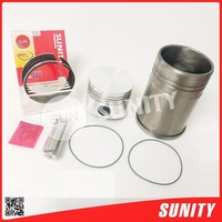Kit de segments de piston pour moteur GA70 Sunity Diesel de Taïwan, construction métallique