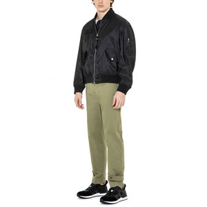 Factory Supply Custom Sport Jacket Top Button Striped Ladies men women Satin Jacket Bomber Jacket - Product Image 5