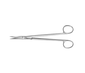 เครื่องมือผ่าตัดเกรดเยอรมันตัดกรรไกรกระดูกอ่อน Mcindoe 18.5ซม. โค้งฟันสแตนเลส - Product Image 1