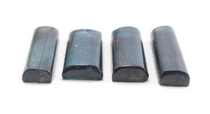 Belle mousse de Kyanite naturelle, 4 pièces brillantes, de qualité géniale, forme Rectangle lisse, Cabochons de pierres précieuses en vrac - Product Image 4