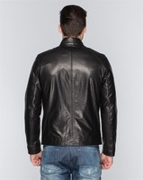 Veste de motard en cuir d'agneau véritable pour homme, été 2020, respirante, haute qualité, longueur normale, fermeture éclair, col en V, OEM Valeriano Romano