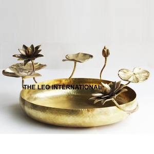 Bol décoratif en métal et aluminium plaqué or lot de 2 bols japonais en céramique pour table à manger et snacks - Product Image 4