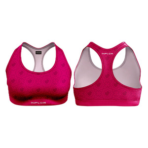 Soutien-gorge de sport respirant sans couture personnalisé sublimé lavé pour femmes Séchage rapide Yoga Fitness avec motif imprimé Direct usine - Product Image 3