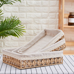Oneup — panier de rangement en rotin tibétain, boîte en bambou, pour les cosmétiques, les aliments, fait à la main - Product Image 6