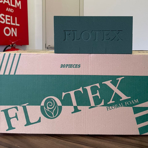 FLOTEX <b>Floral</b> <b>Foam</b> <b>Block</b> 20 Pieces Eco-Friendly Indoor Outdoor Use - Product Image 1