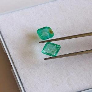 พลอยมรกตธรรมชาติเกรด AAA AAA คุณภาพระดับ AAA ความแวววาวสีเขียวละเอียดขนาด6.00*5.50มม. 2.08 CTS เครื่องประดับทำผ่านการรับรองจาก IGI narnoli - Product Image 3