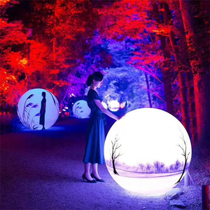 Boule lumineuse RGB led flottante de <span class=keywords><strong>piscine</strong></span>, 100 x cm, colorée à la main, imperméable, éclairage d'extérieur - Product Image 1