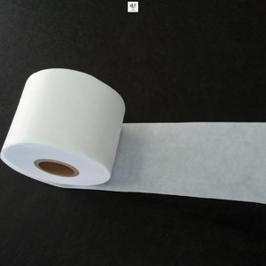 Tejido no tejido Spunlace blanco claro del fabricante directo fibras de bambú de algodón y poliéster viscosa para aplicaciones de toallitas - Product Image 1