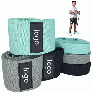 Fabric Workout Resistance <b>Band</b> Set, Long <b>Band</b> Resistance for Indoor <b>Exercise</b> - Product Image 1
