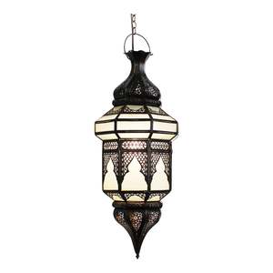 <b>Moroccan</b> <b>Lantern</b> Metal Stainless Steel Vintage Hanging Candle Holder Fashionable Trending Design for Wedding Parties - Product Image 5