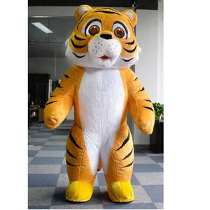 2m,2.6m,3m adult size inflatable tiger mascot for party event