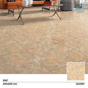 Baldosa de porcelana de buen precio con diseño brillante marrón elegante y personalizado 600x600 600x1200 con embalaje digno de exportación - Product Image 6