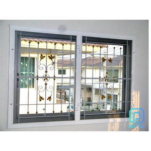 Parrilla de hierro para ventanas, diseño de parrilla para ventanas, diseño de seguridad, no galvanizado, buena calidad, precio barato - Product Image 2