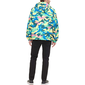 เสื้อกันลมผ้าใบของผู้ชายเสื้อกีฬากันน้ำคุณภาพสูงสำหรับฤดูใบไม้ผลิอุปกรณ์กันฝนกลางแจ้งน้ำหนักเบา - Product Image 3