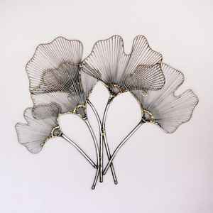 Modern Custom Design <b>Metal</b> Wire Leaf <b>Wall</b> Art <b>Living</b> <b>Room</b> Home <b>Decoration</b> by Indian Factory Manufacturer - Product Image 2
