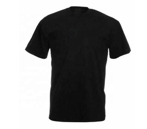Venta al por mayor en blanco de manga corta 100% algodón hombres camiseta - Product Image 2