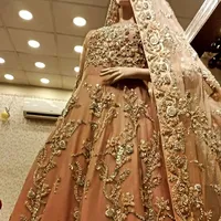 Nuovo vestito elegante di lunghezza del pavimento indiano/pakistan impreziosito in pietra perle di vetro dabka lavoro-2021