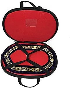 Masonic Master Masons Apron & Silver Working Tools Masonic Chain Collar Regalia Bundle Masonic Regalia Craft Apron - Product Image 5