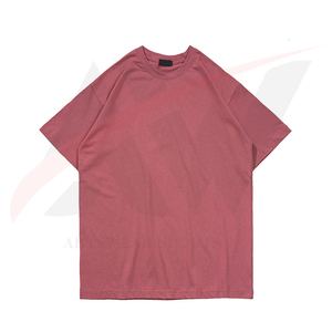 OEM/ODM T-shirts personnalisés Impression de logo T-shirt pour hommes en coton lourd surdimensionné pour hommes et femmes T-shirts d'été à la mode 2024 - Product Image 1