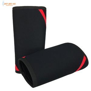 Muñequeras de compresión de neopreno ligero con estampado de logotipo personalizado 2022 y rodilleras en diferentes colores - Product Image 4