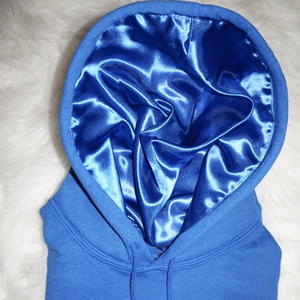 เสื้อฮู้ดผู้ชายแฟชั่นสไตล์ใหม่ขายส่ง ผ้าฝ้าย 100% ซับในผ้าซาติน สีพื้น แต่งสีบล็อก สำหรับฤดูใบไม้ร่วง - Product Image 5