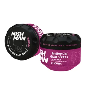 创新 & 伟大的经验丰富的尼希曼Pro口香糖效果头发定型凝胶紫红色G2批发价格
