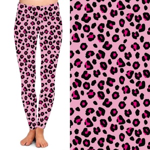 PIHA SPORTS Women Fitness <b>Hot</b> Rose Gold Print <b>Leggings</b> Custom Digital Printed Gym Mid Waist Yoga Pants Lifting Ribbed - Product Image 4