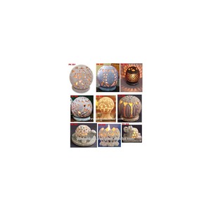 Decorative Natural Soapstone Candle Holders - Product Image 1