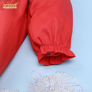 Filles renne ombre broderie bébé robe nylon/coton séchage rapide respirant OEM ODM Wholesale-BB2470 - Product Image 4