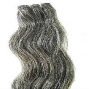 Venta al por mayor 100% gris indio estilo alineado cutícula virgen cabello humano tejido mechones ondas naturales Afro estilos Raw Virgin vendedores - Product Image 2