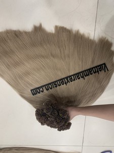 Extensions de cheveux 100% naturels Remy vierges à pointe plate, double trame, couleur blonde, origine vietnamienne, vente en gros - Product Image 6