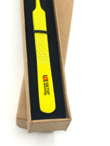 แหนบต่อขนตาสแตนเลสอย่างดี ระดับมืออาชีพ เคลือบผงสีเหลือง จับถนัดมือ ป้องกันไฟฟ้าสถิต ป้องกันแม่เหล็ก - Product Image 6