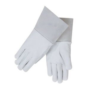 Gants de sécurité de soudage Tig en cuir de vache fendu bon marché Construction Travail du bois Caractéristiques de sécurité Anti-coupure et anti-impact - Product Image 6